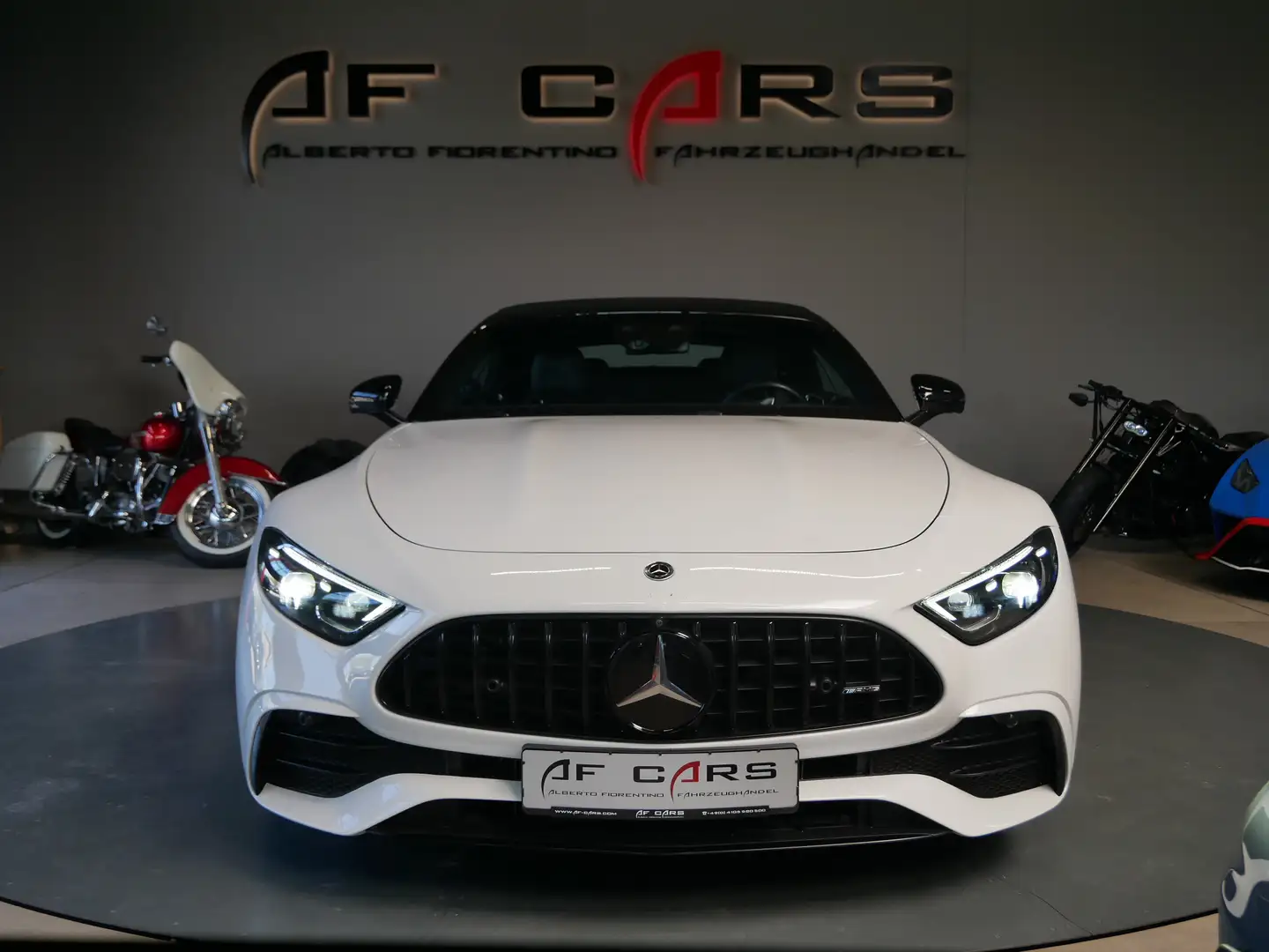 Mercedes-Benz SL 43 AMG AMG Night Leder 360 Junge Sterne Weiß - 2