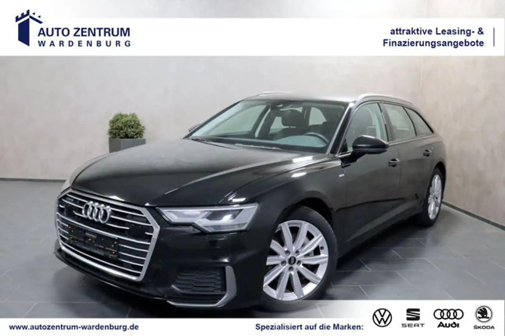 Audi A6 Avant 45 TDI S line Quattro STHZG AHK VIRTUAL Schwarz - 1