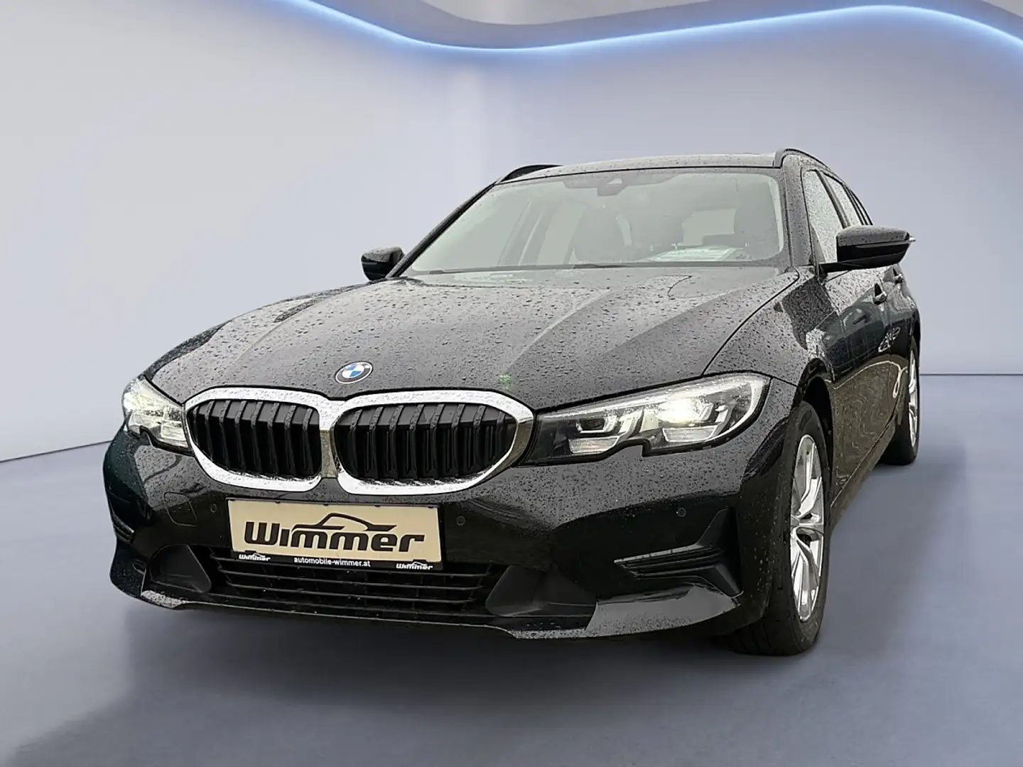 BMW 318 d Touring 48 V Aut. Schwarz - 1