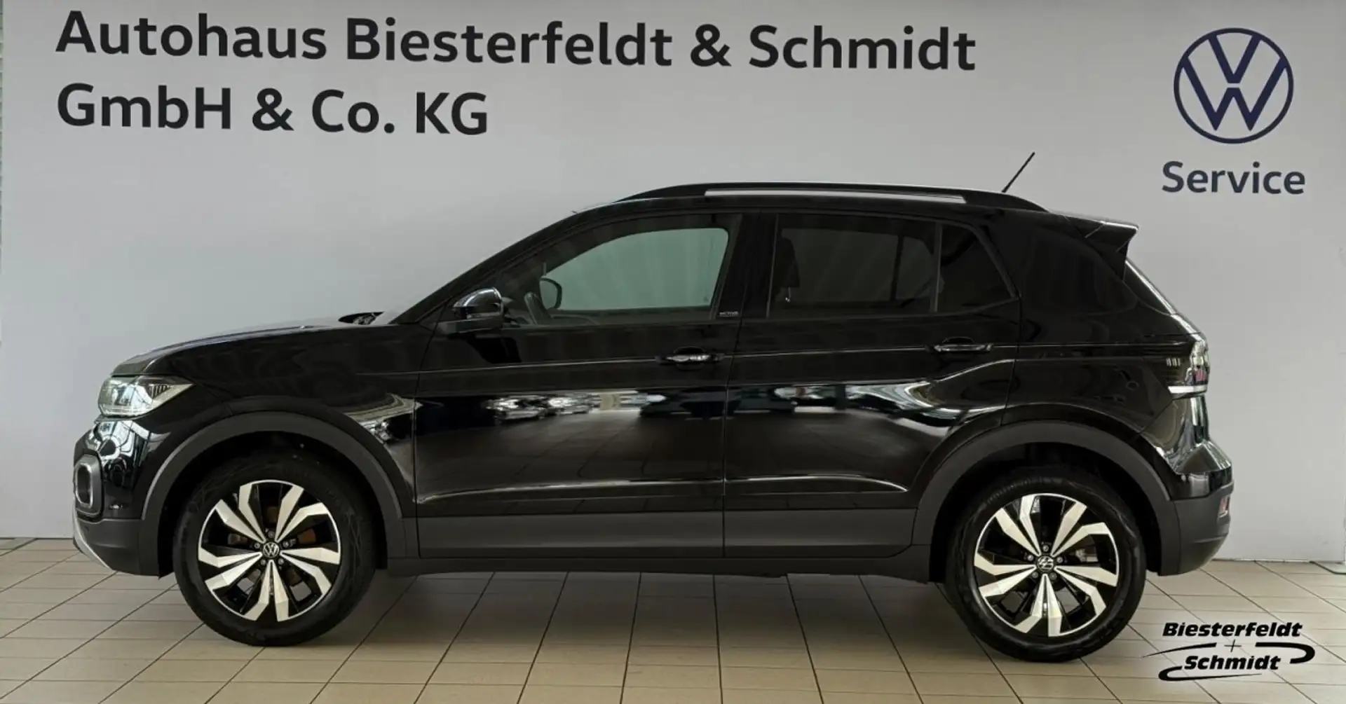 Volkswagen T-Cross 1.0TSI Life Navi ACC APP LED Klima SHZ Klima Navi Zwart - 1
