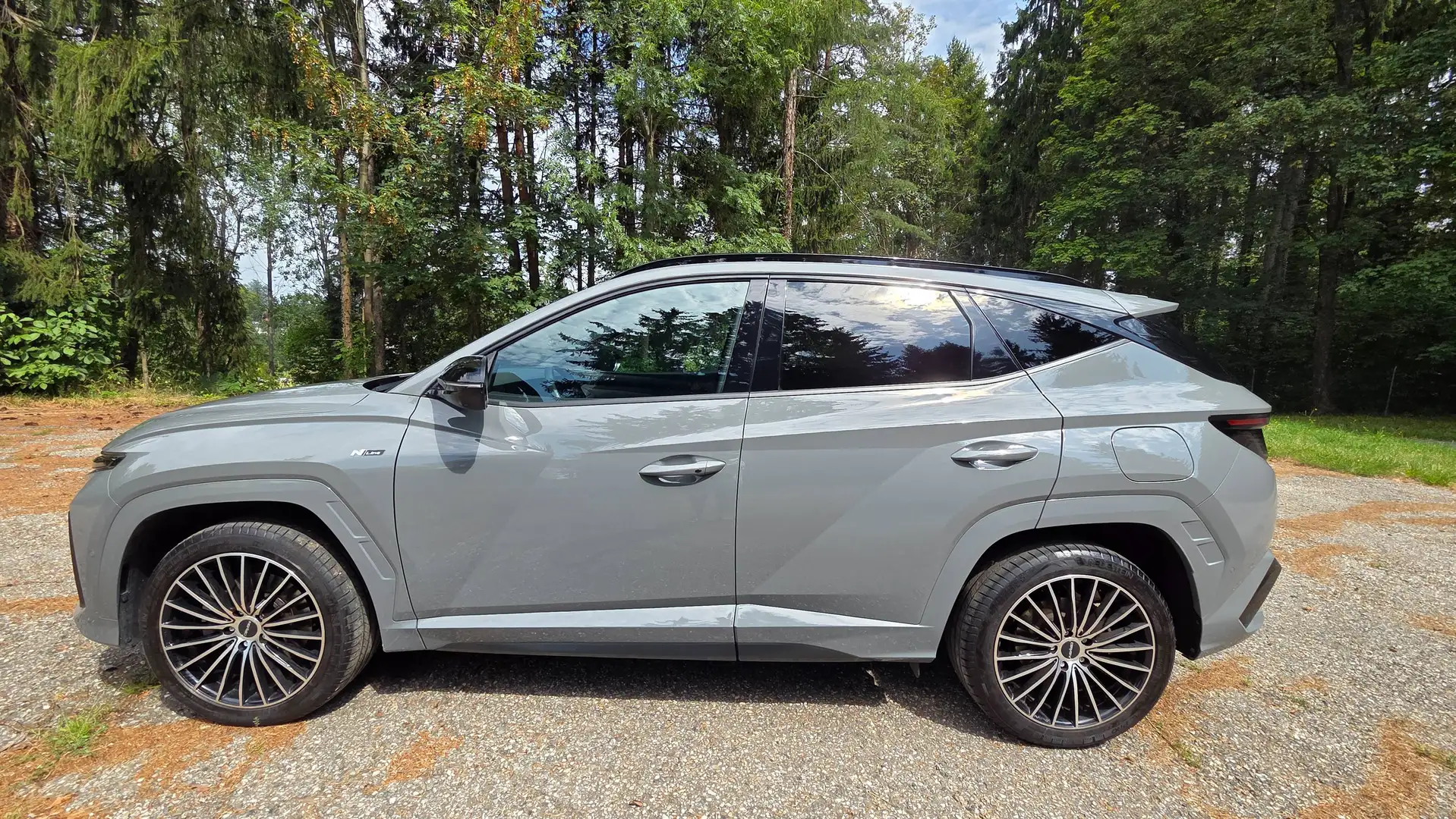 Hyundai TUCSON Tucson 1,6 T-GDI HEV 4WD N-Line Aut. N-Line Grau - 1