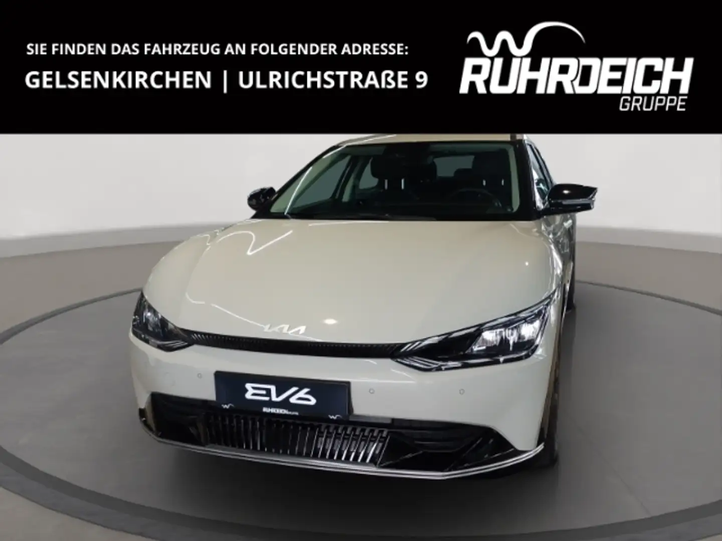 Kia EV6 RWD Air 2WD Elektro 77,4 kWH inkl. Kostenloser Wal Beige - 1