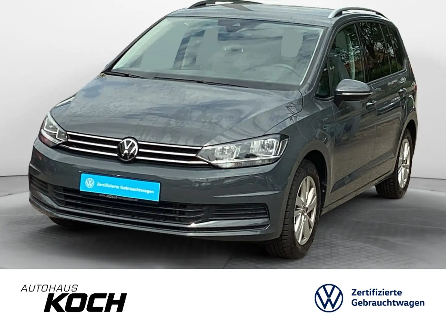 Volkswagen Touran 1.5TSI Comfortline DSG NAVI LED AHK KAMER Gris - 1