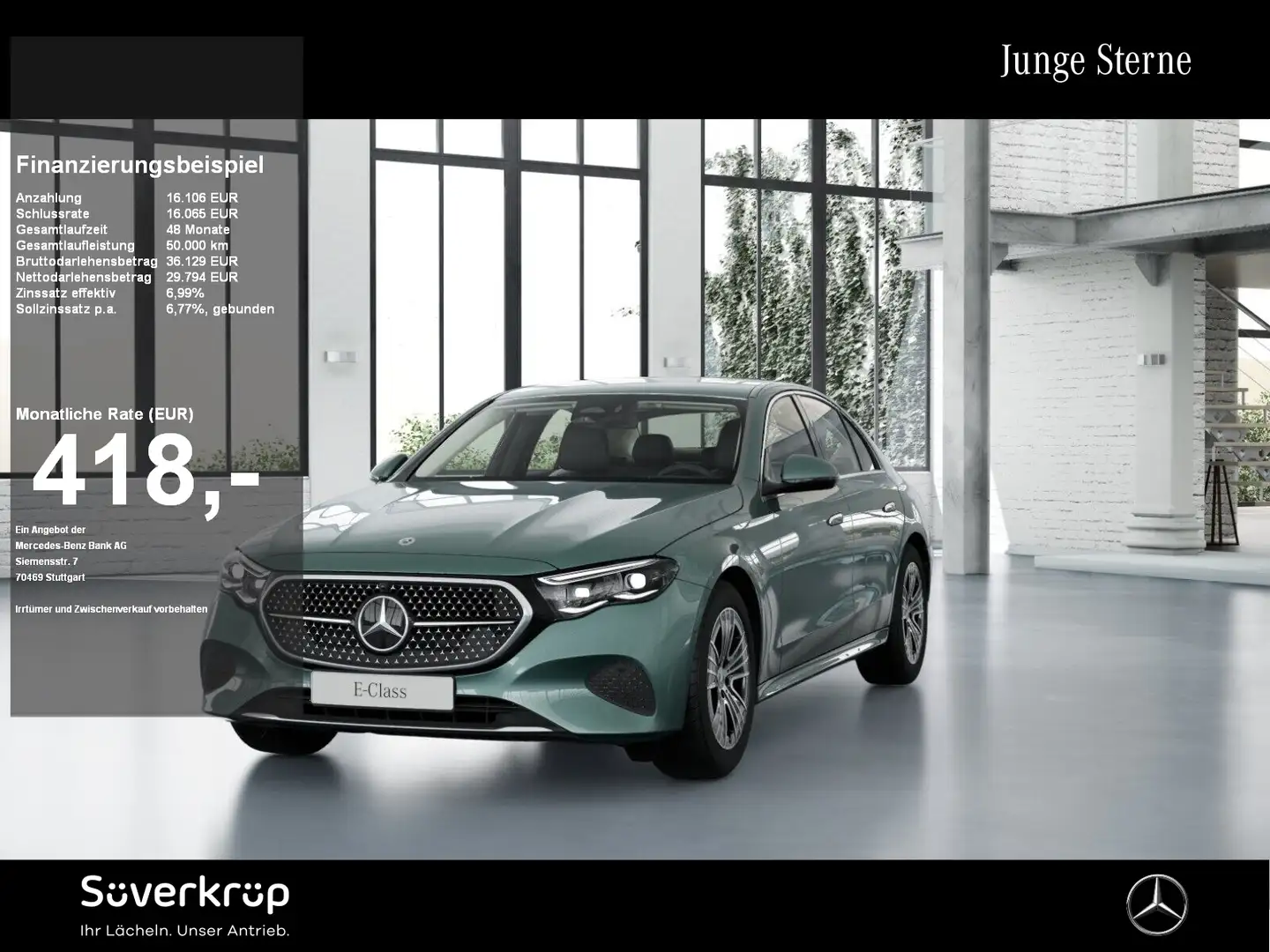 Mercedes-Benz E 220 d  AVANTGARDE MEMO 360 DISTR KAMERA SPUR Silber - 1