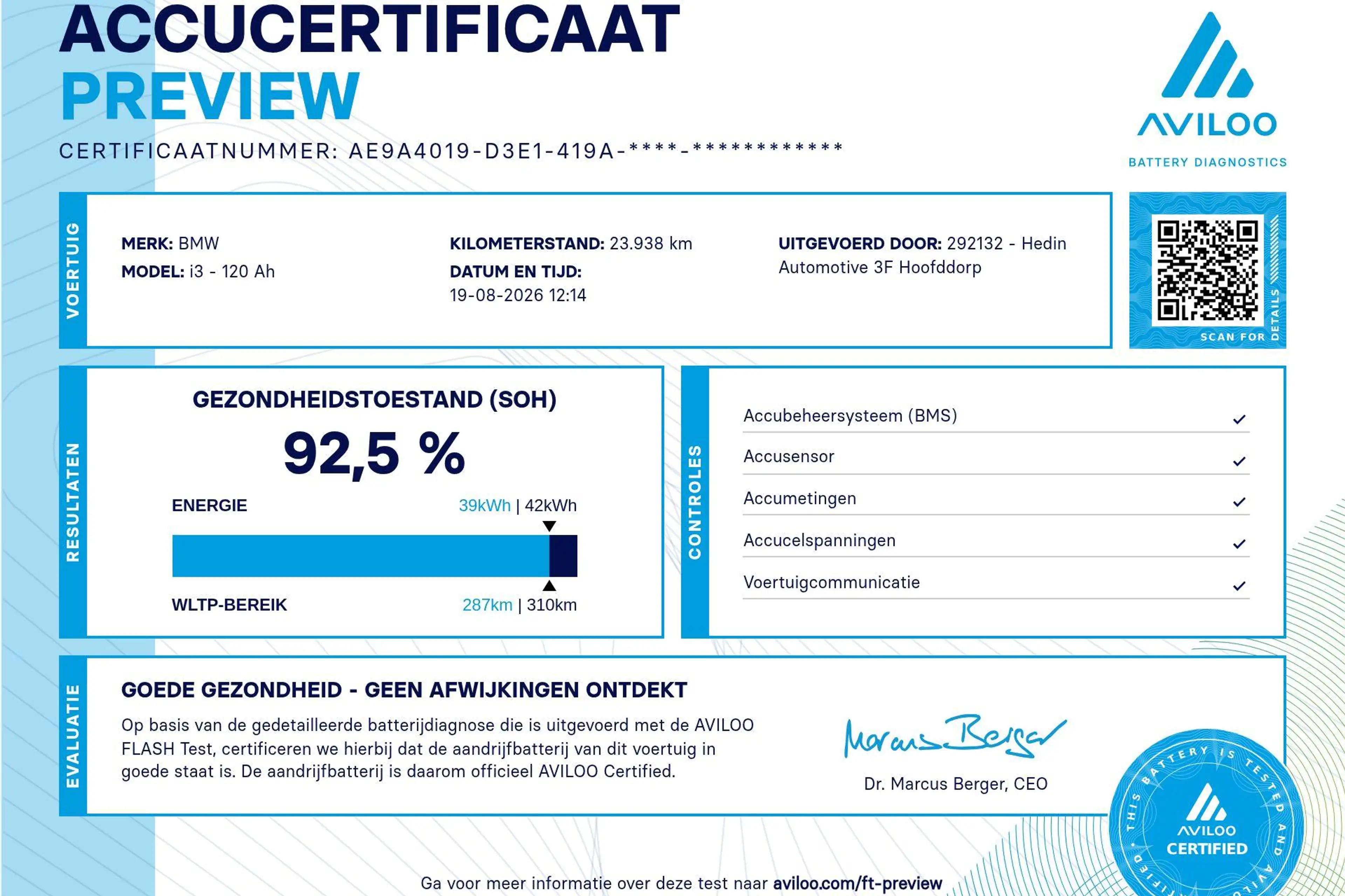 BMW i3 Executive Edition 120Ah 42 kWh — photo 14