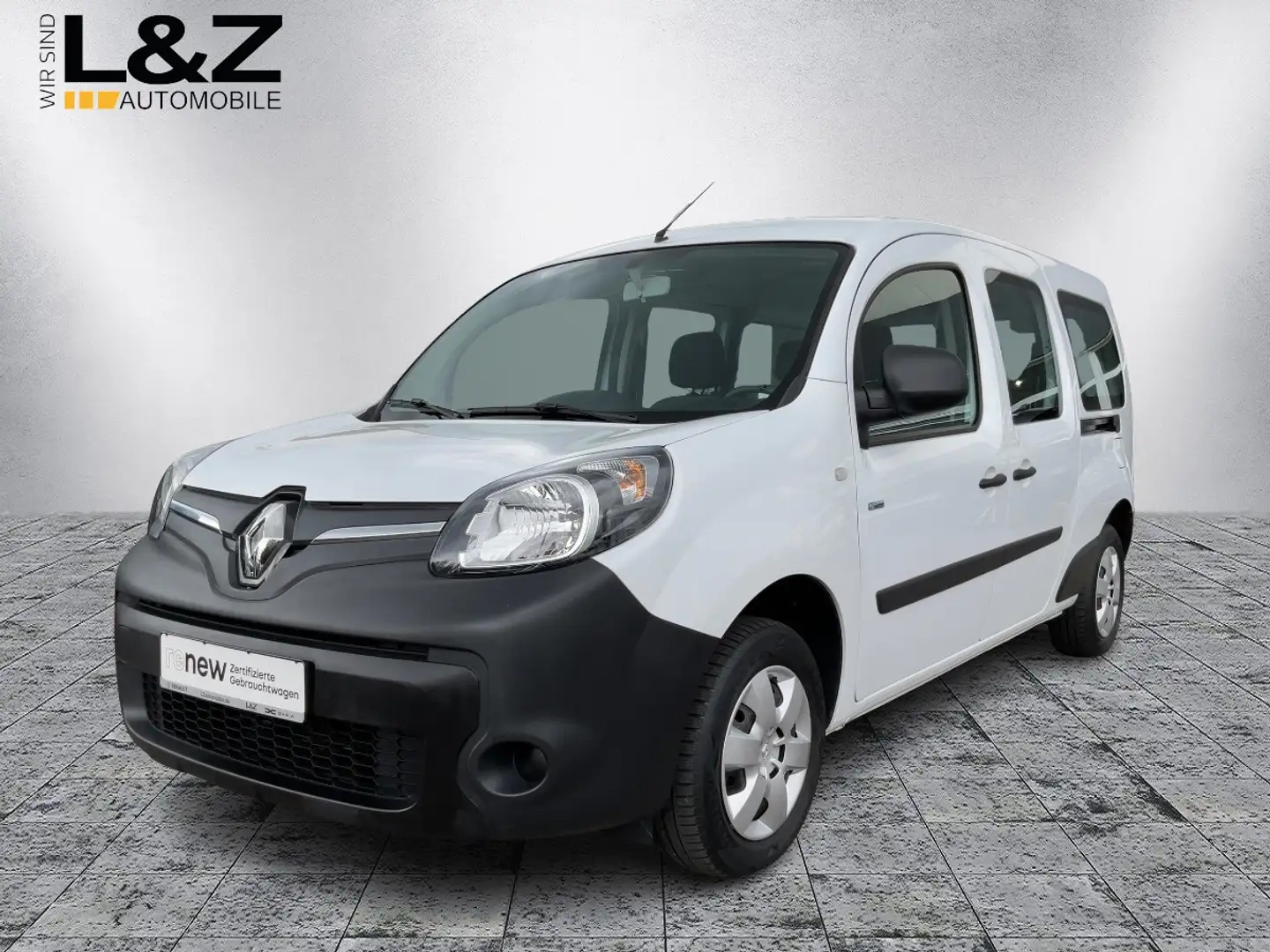 Renault Kangoo Z.E. 33 Maxi 5-Sitzer inkl. Batterie Weiß - 1