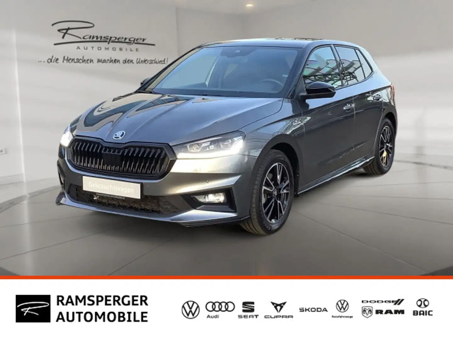 Skoda Fabia 1.0 TSI DSG Monte Carlo GRA LED APP Kamera Grau - 1