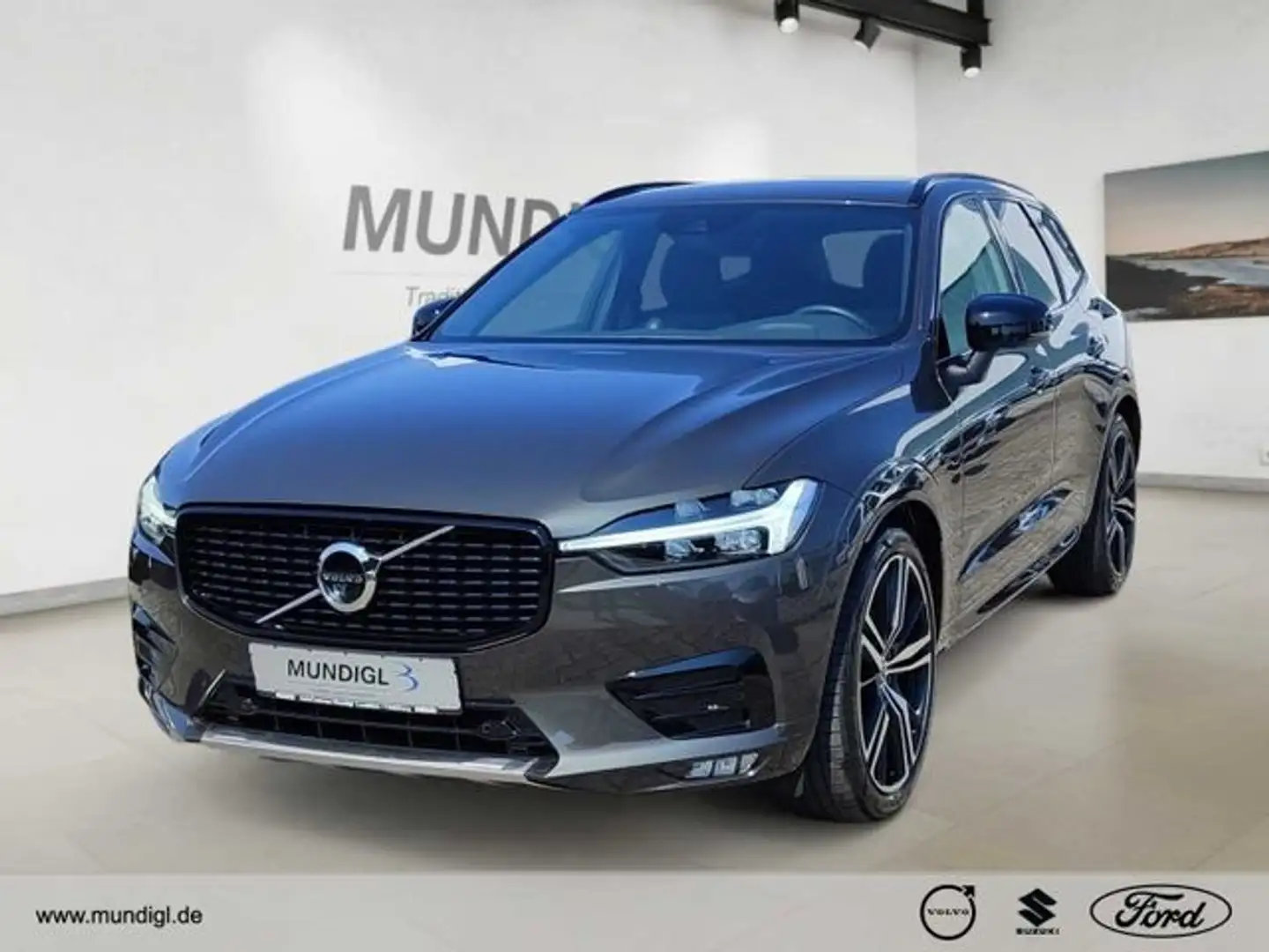 Volvo XC60 B5 AWD R-Design NAVI LFW RFK 360° AHK MEMO Grau - 1