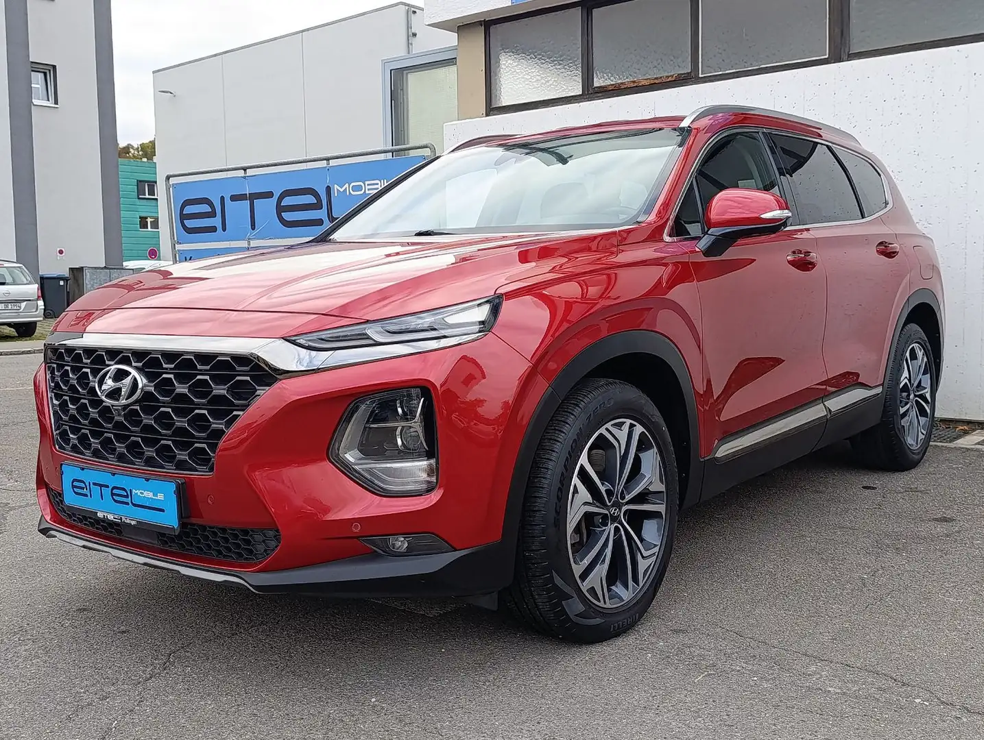 Hyundai SANTA FE Premium 4WD LED Vollleder Navi LHZ SHZ Rot - 1