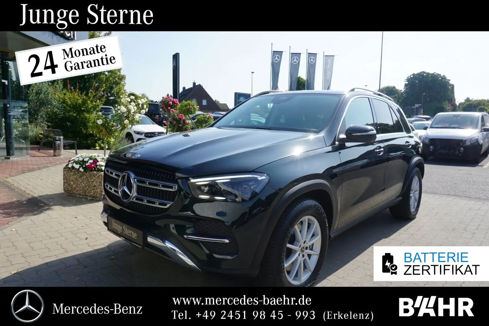 Mercedes-Benz GLE 350 GLE 350 de 4M MBUX/Multibeam/Pano/AHK/RFK/LMR19" Grün - 1