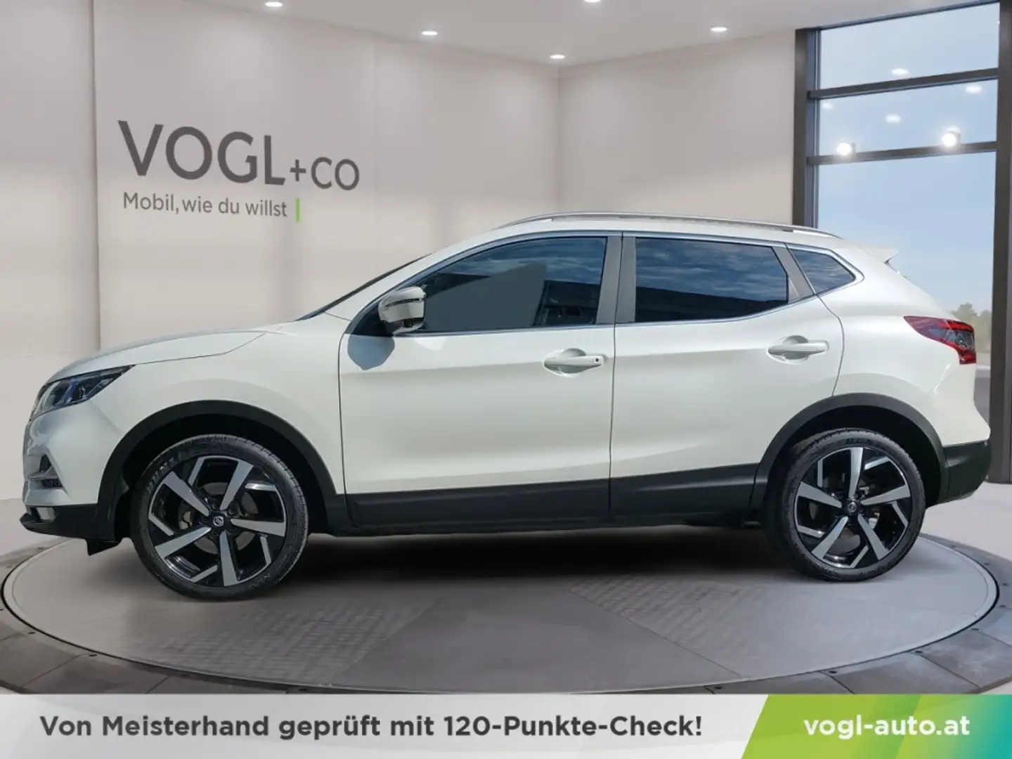 Nissan Qashqai Tekna DIG-T DCT Aut. Weiß - 2