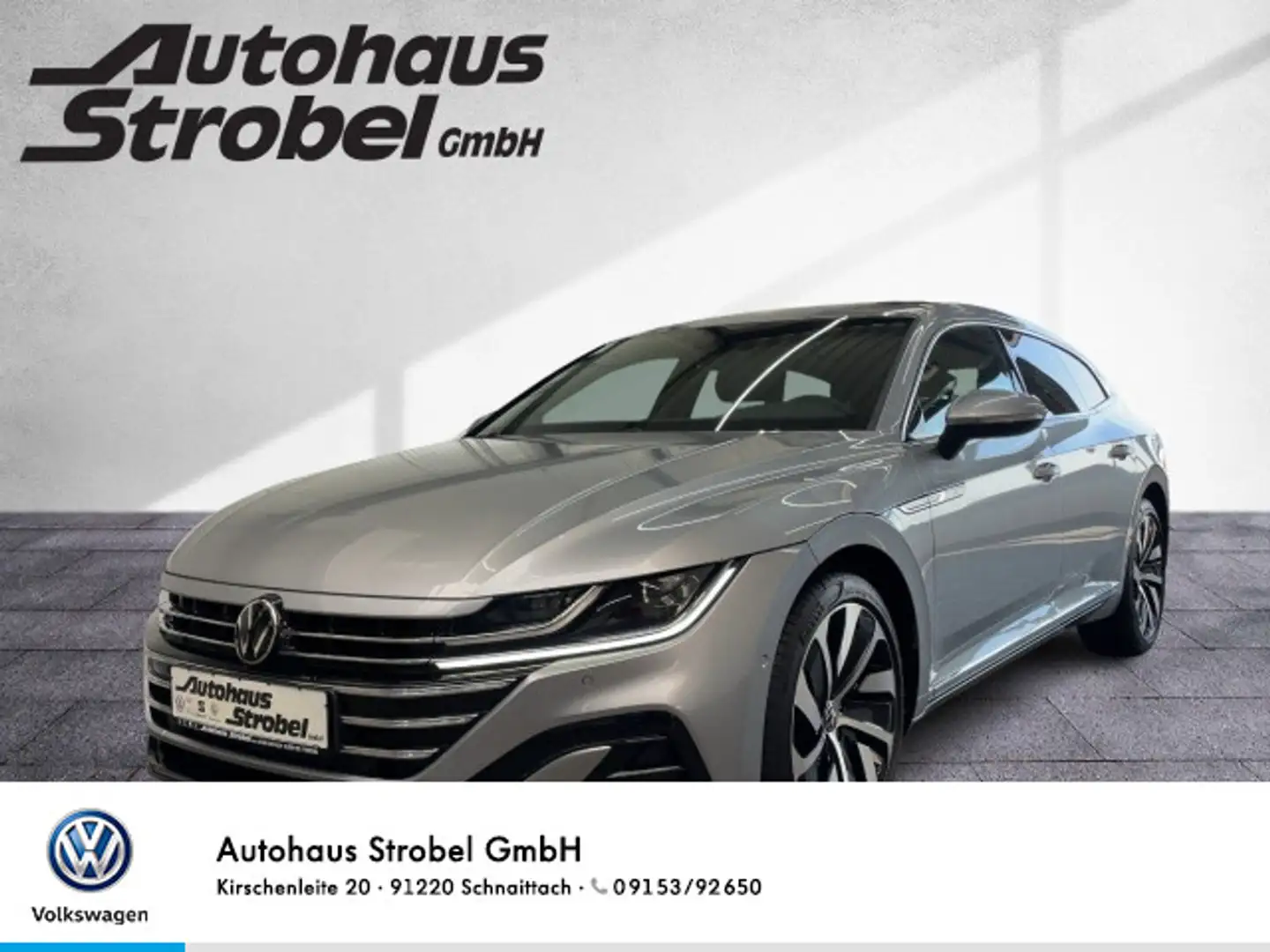 Volkswagen Arteon Arteon SB R-Line 2.0 TDI 4M DSG ACC*AHK*LED*WR Plateado - 1