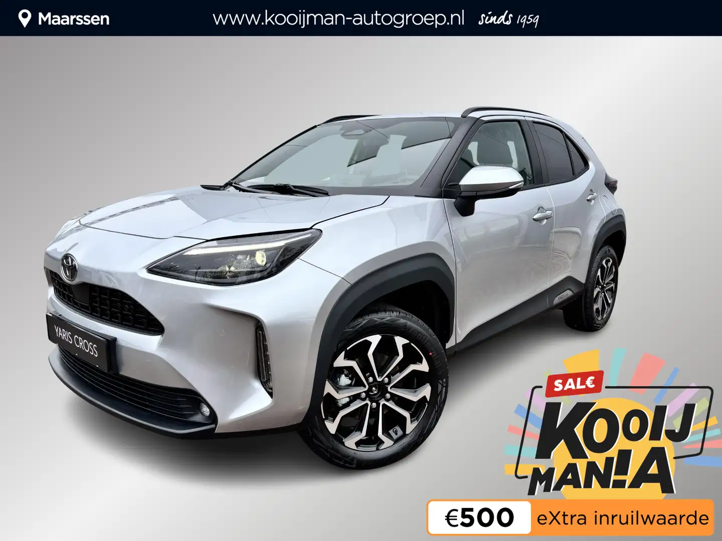 Toyota Yaris Cross 1.5 Hybrid 115 First Edition Automaat BSM,Parkeers Grijs - 1