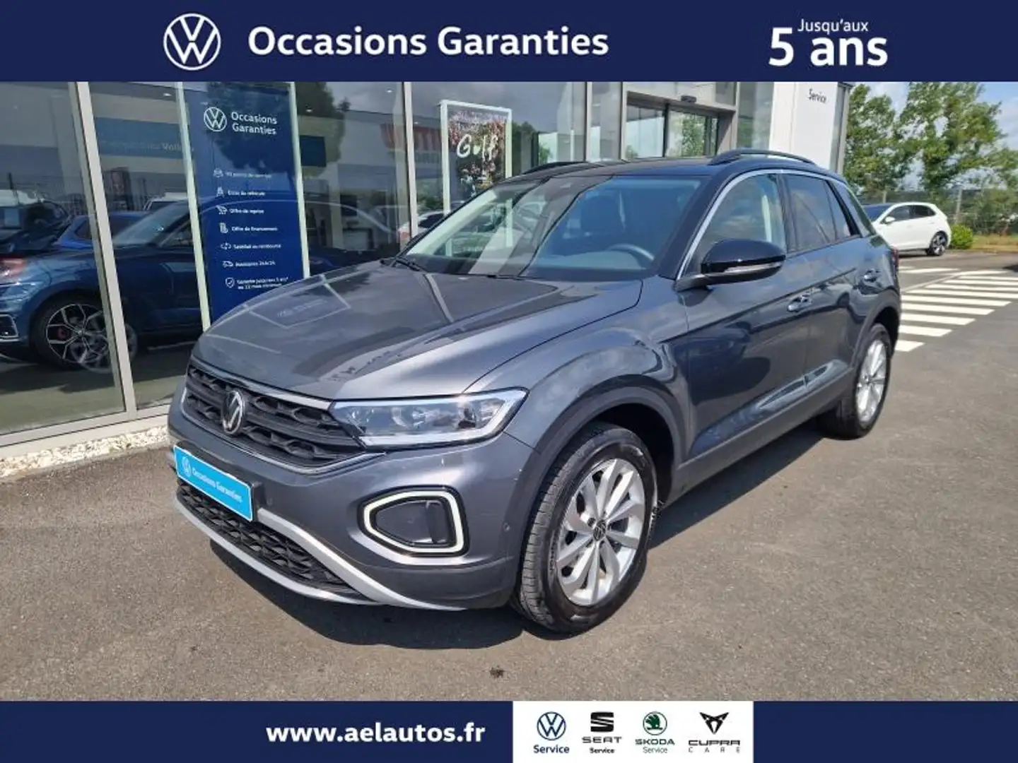 Volkswagen T-Roc 1.5 TSI Evo2 150ch VW Edition DSG7 Gris - 1