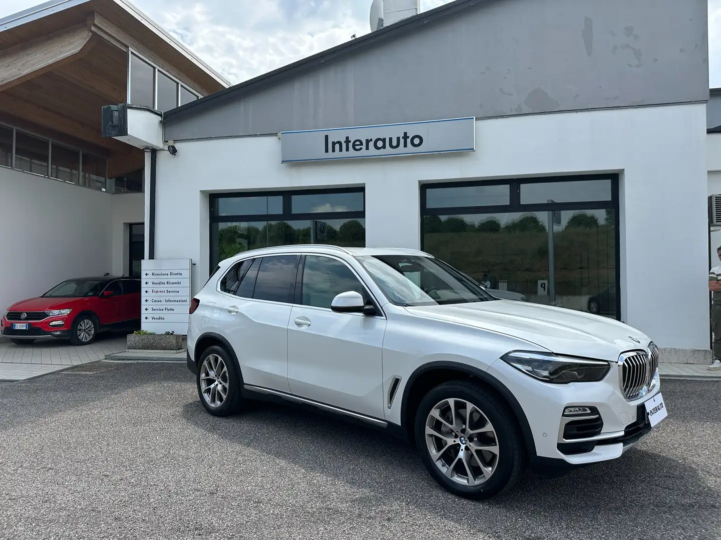 BMW X5 X5 xdrive40d mhev 48V xLine auto Bianco - 1