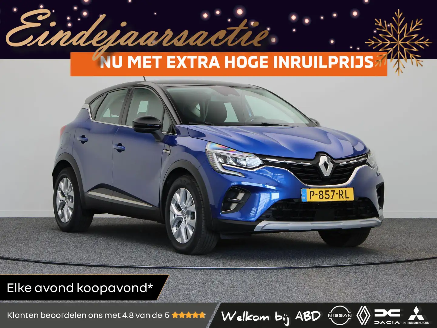 Renault Captur TCe 100pk Bi-Fuel Intens | LPG-G3 | Navigatie | Cl Blauw - 1