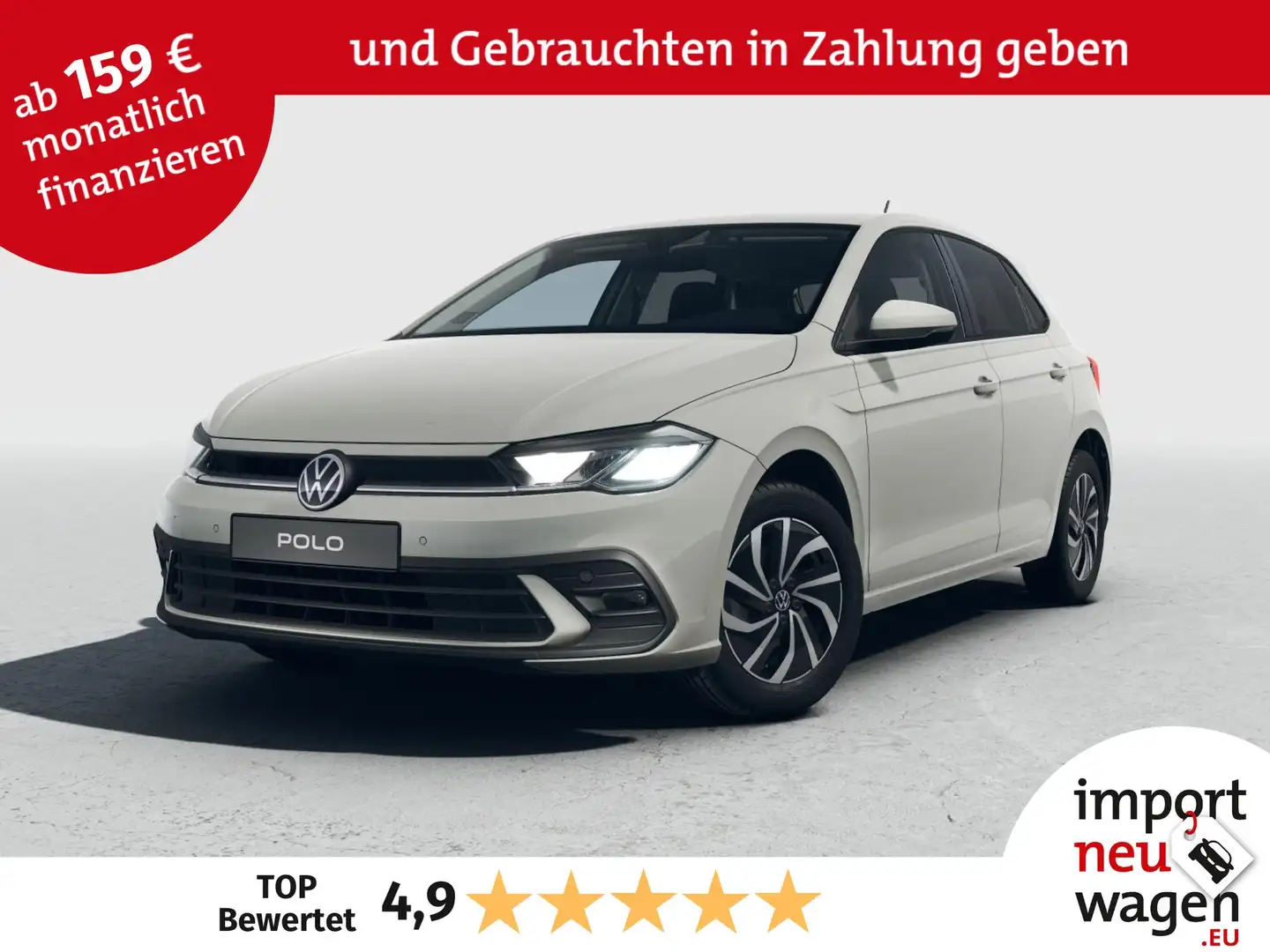 Volkswagen Polo Life 1.0 TSI Kamera+Climatronic+Sitzheizung uvm! Grau - 1