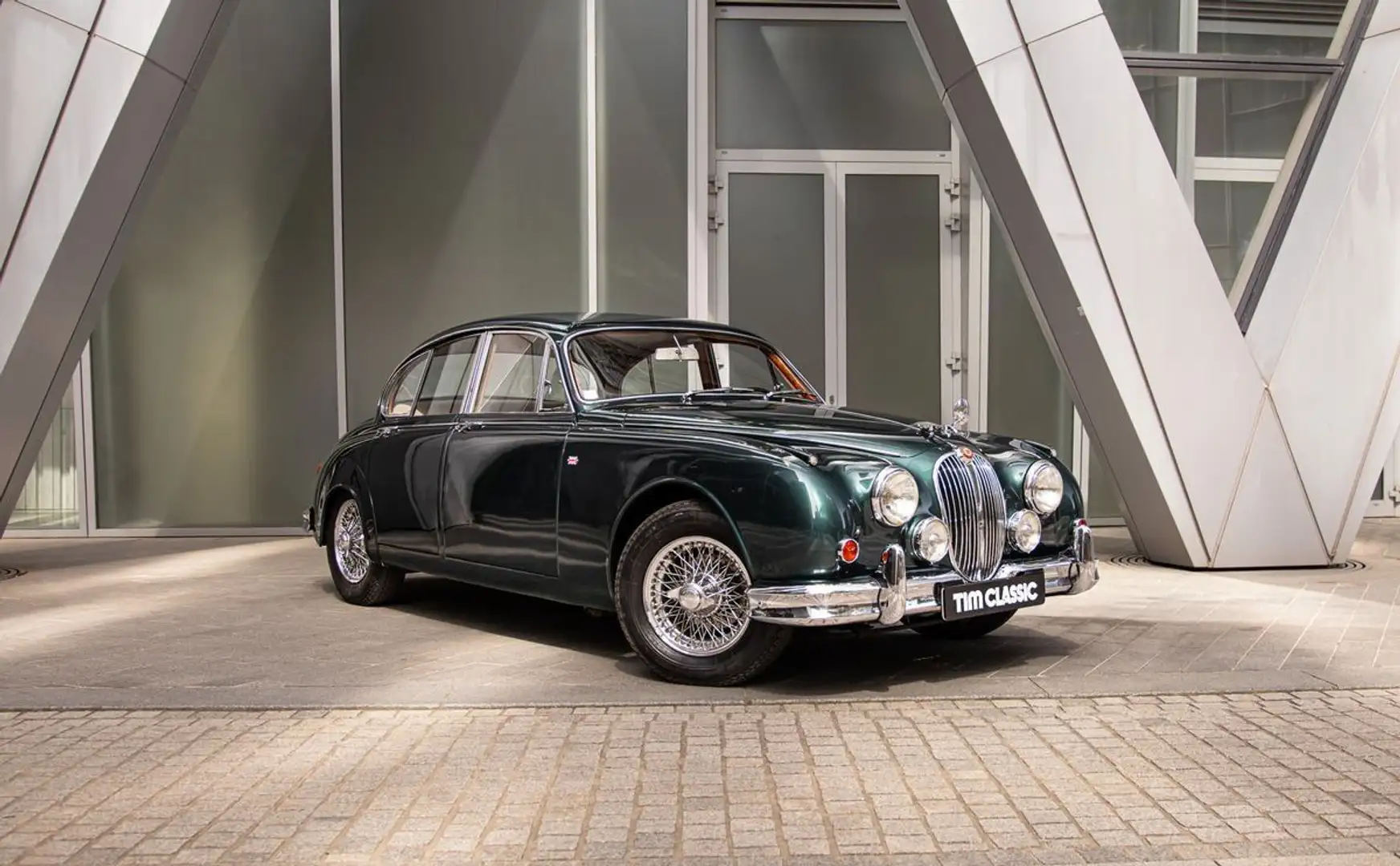 Jaguar MK II MKII 3.8L Origine France Grün - 1