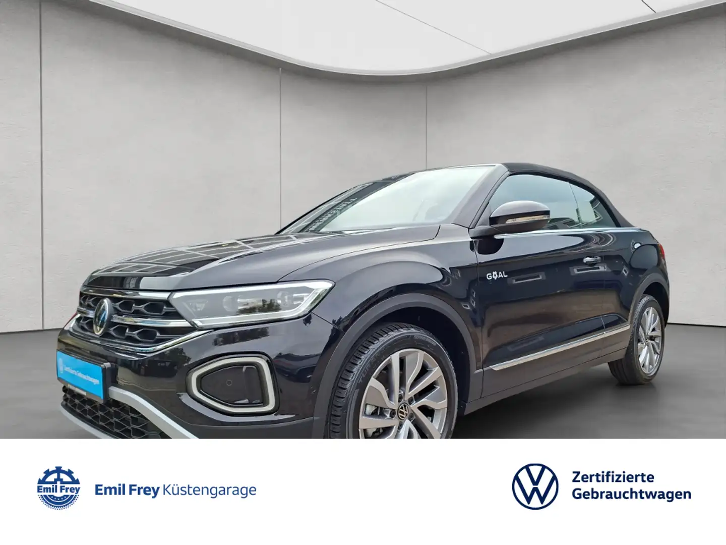 Volkswagen T-Roc Cabriolet Goal Plus 1.5 TSI DSG AHK/Kamera Schwarz - 1