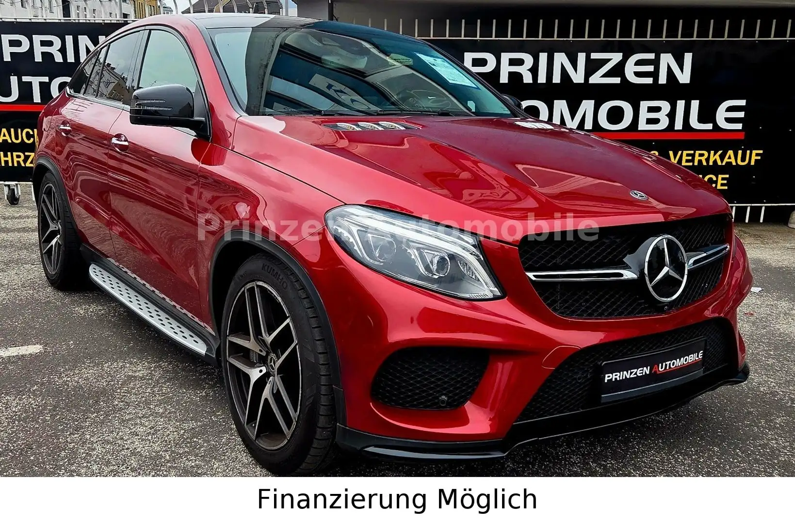 Mercedes-Benz GLE 350 d 4M COUPE AMG*PANO*HEAD*MEMO*NIGHT*AHK Rot - 1