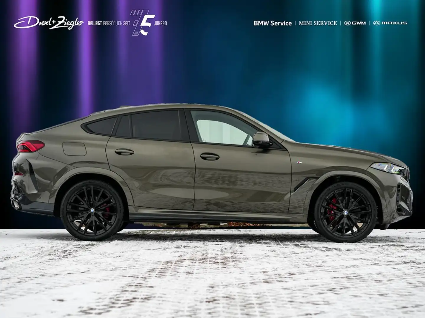 BMW X6 xDrive30d M Sport PRO 22 ACC 2-ALuft PANO 360 Grau - 2