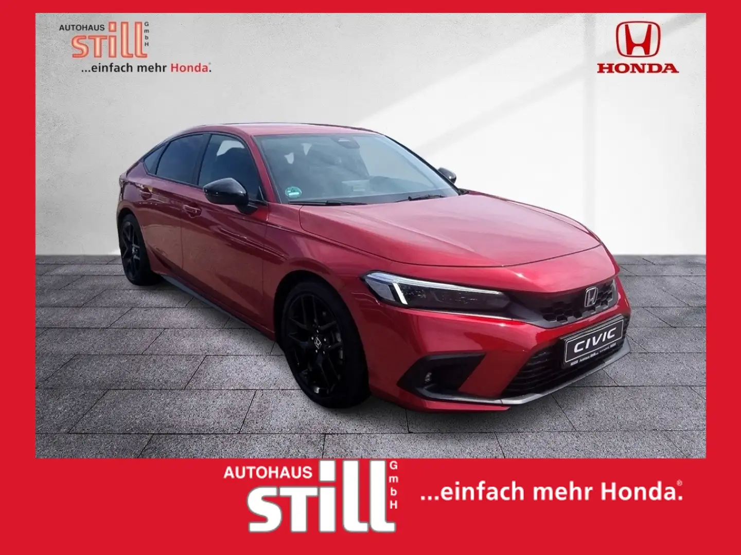 Honda Civic e:HEV 2.0 i Hybrid Sport Acc-Tempomat Rot - 1