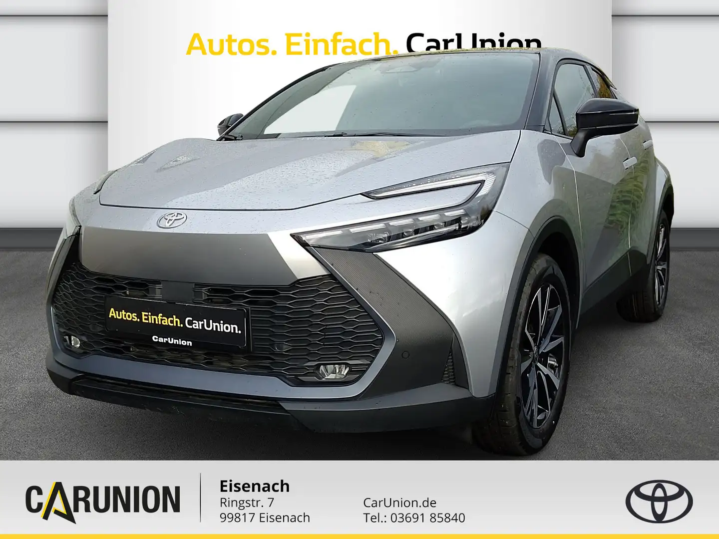 Toyota C-HR 2,0 Plug In/ Techpak/ el.Heckkl/Kam/Alu/LED Argent - 1