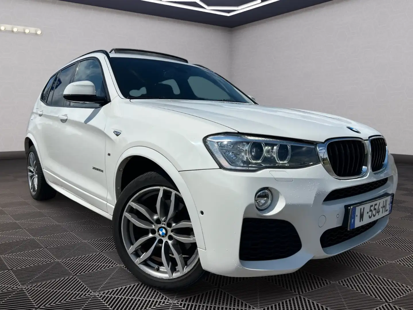 BMW X3 xDrive 20d Blanc - 2