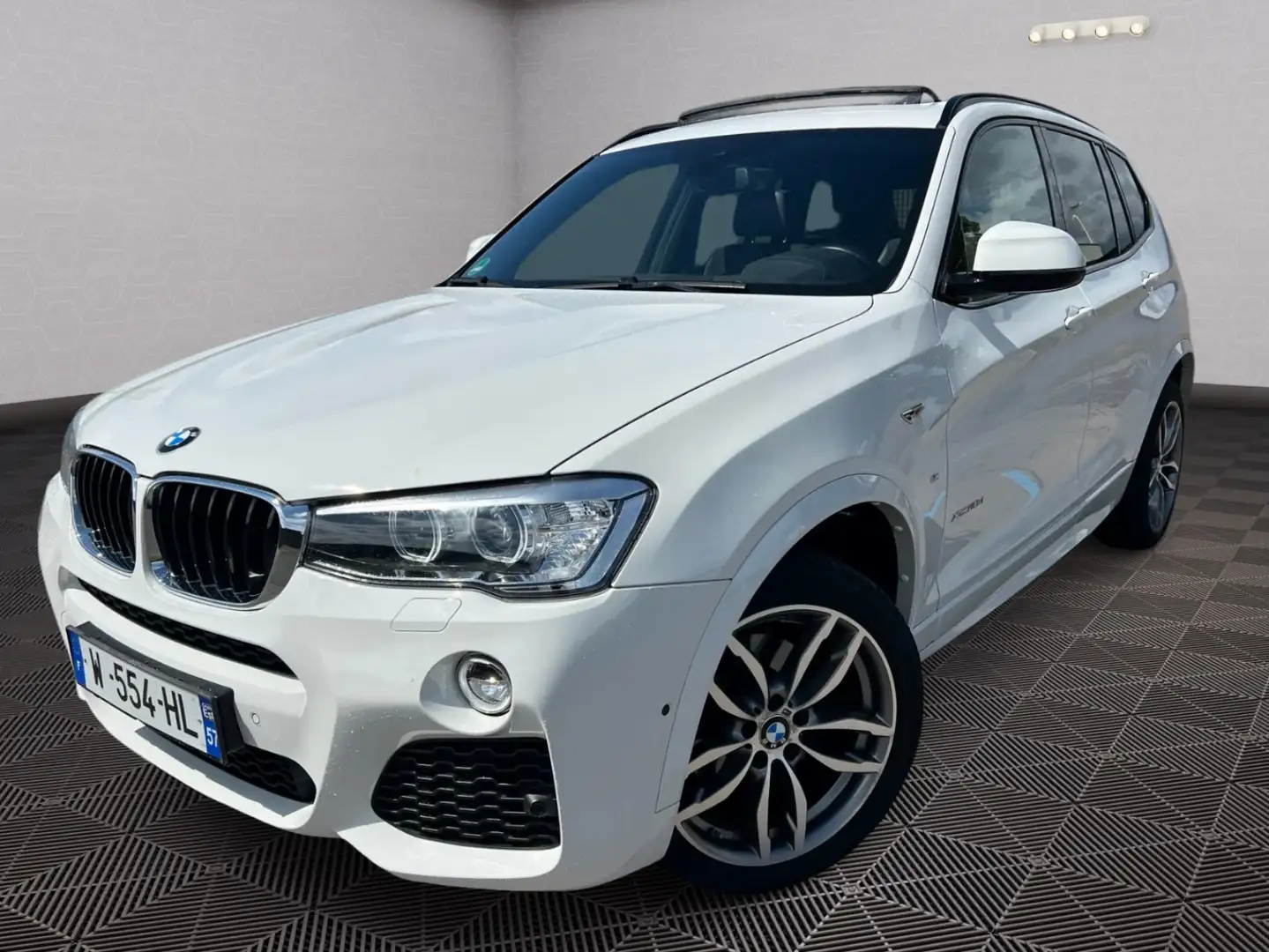 BMW X3 xDrive 20d Blanc - 1