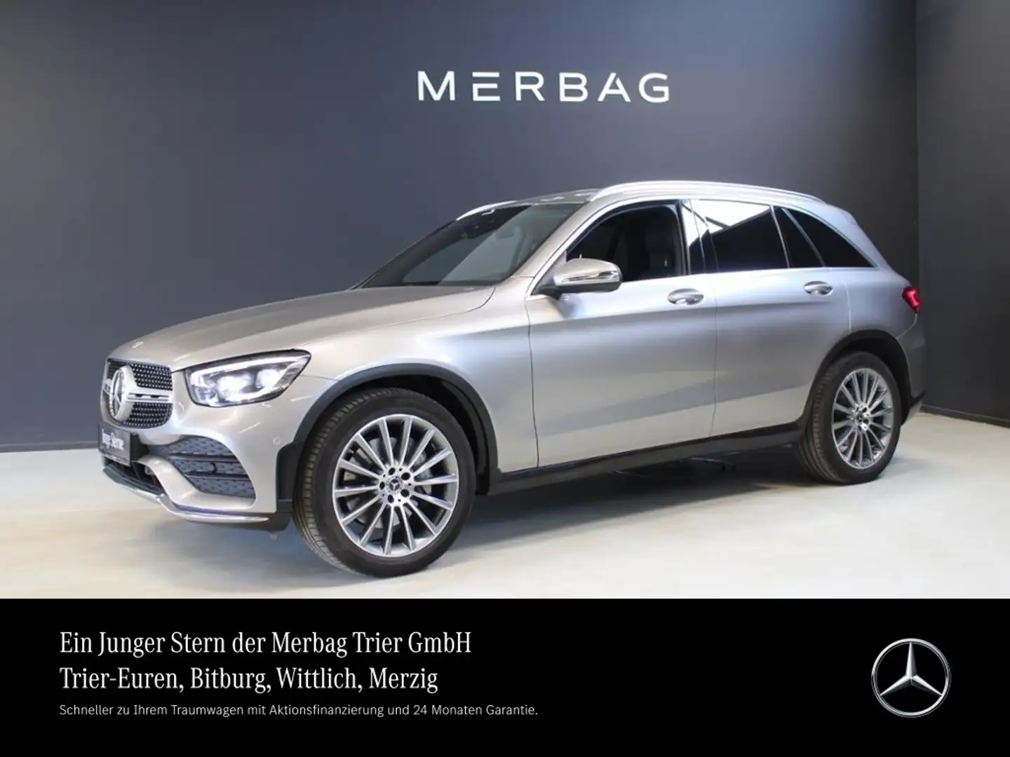 Mercedes-Benz GLC 300 d 4M *AMG Multibeam Sitzklima Burm Memo Argent - 1
