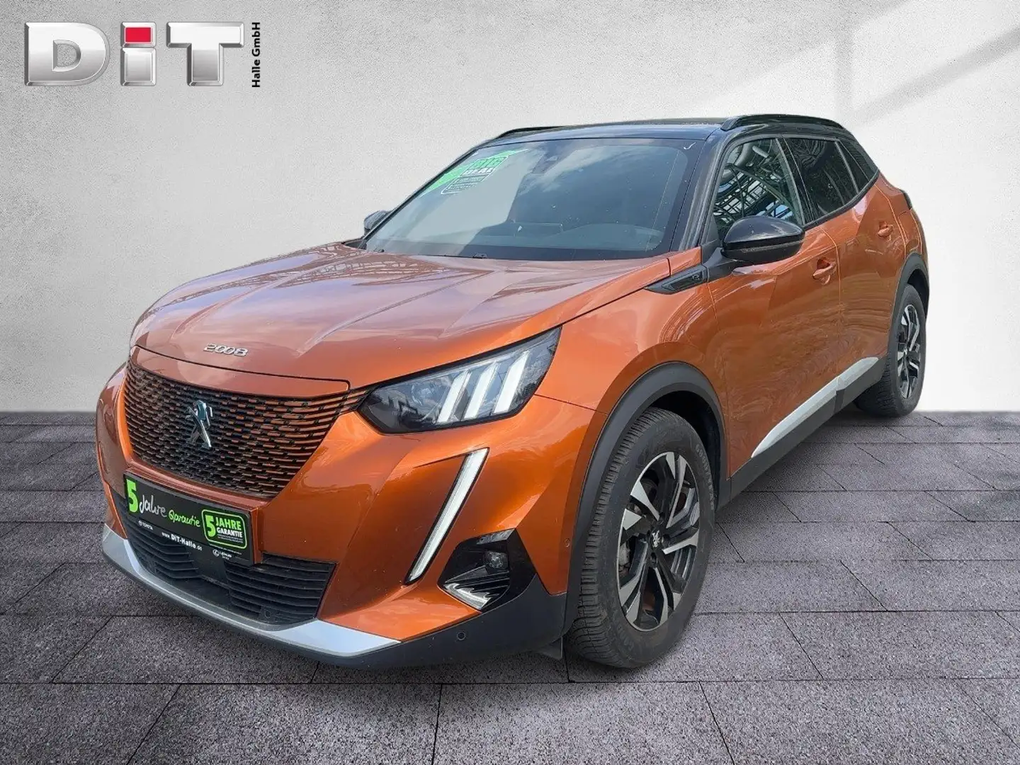 Peugeot 2008 e 136 Elektromotor GT LED Klima Kamera Orange - 1
