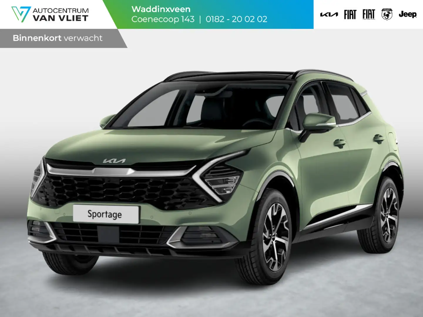 Kia Sportage 1.6 T-GDi Plug-in Hybrid AWD DynamicPlusLine | Lev Groen - 1