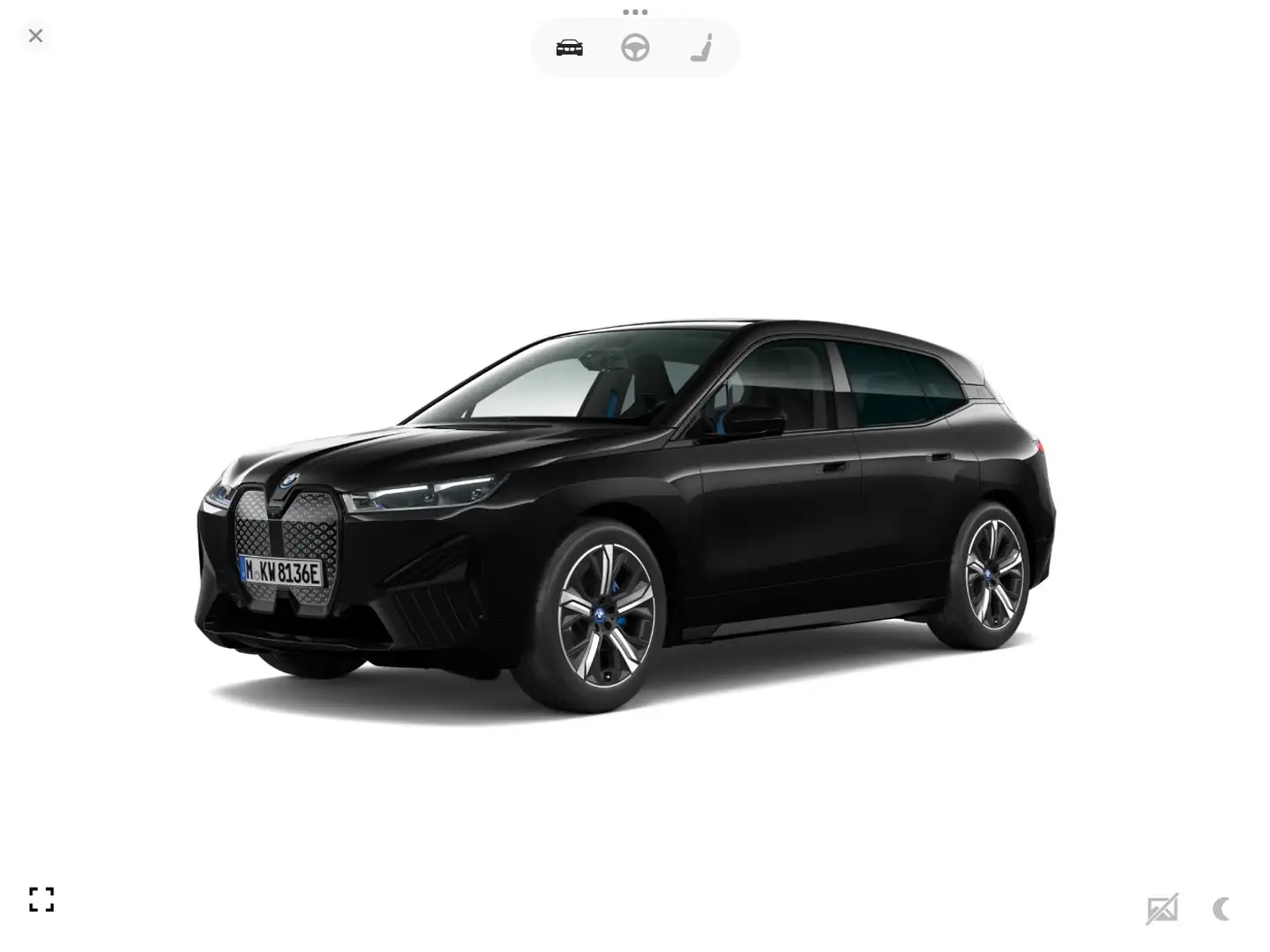 BMW iX xDrive40 Sportpaket Laserlicht*Pano*Harma Schwarz - 1