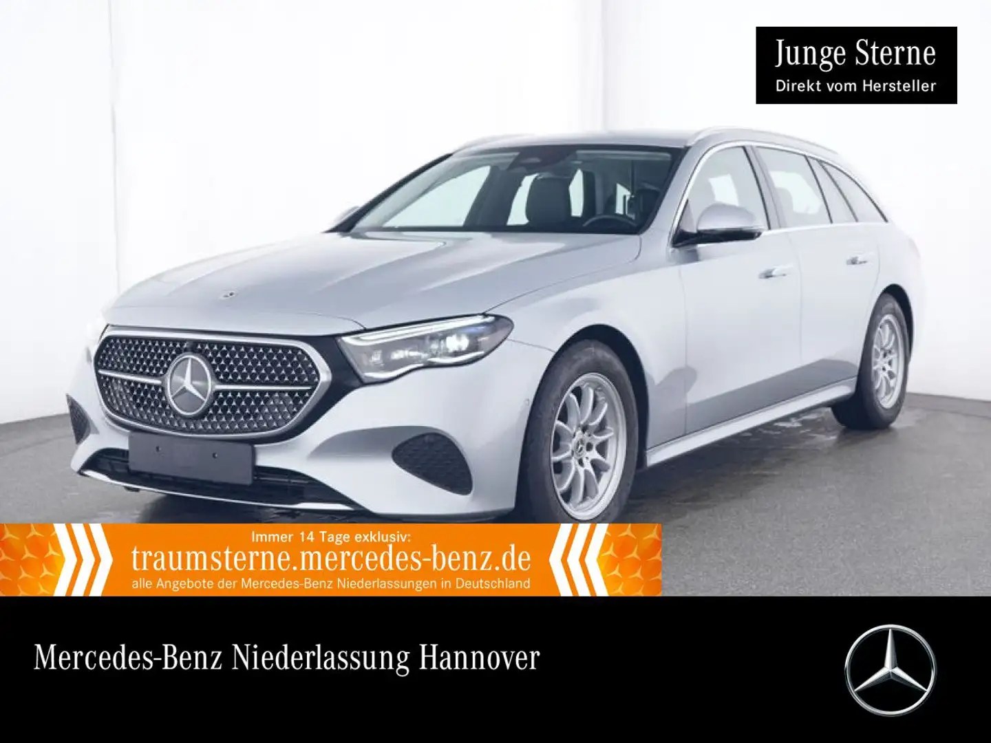 Mercedes-Benz E 200 T Avantgarde 360° Distr. Spurhalt-Ass Memory Plateado - 1