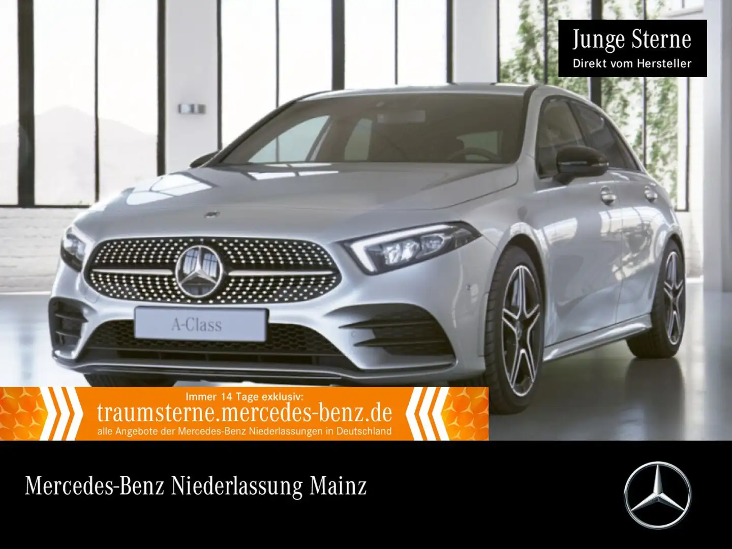 Mercedes-Benz A 250 e AMG+NIGHT+AHK+LED+KAMERA+8G Weiß - 1