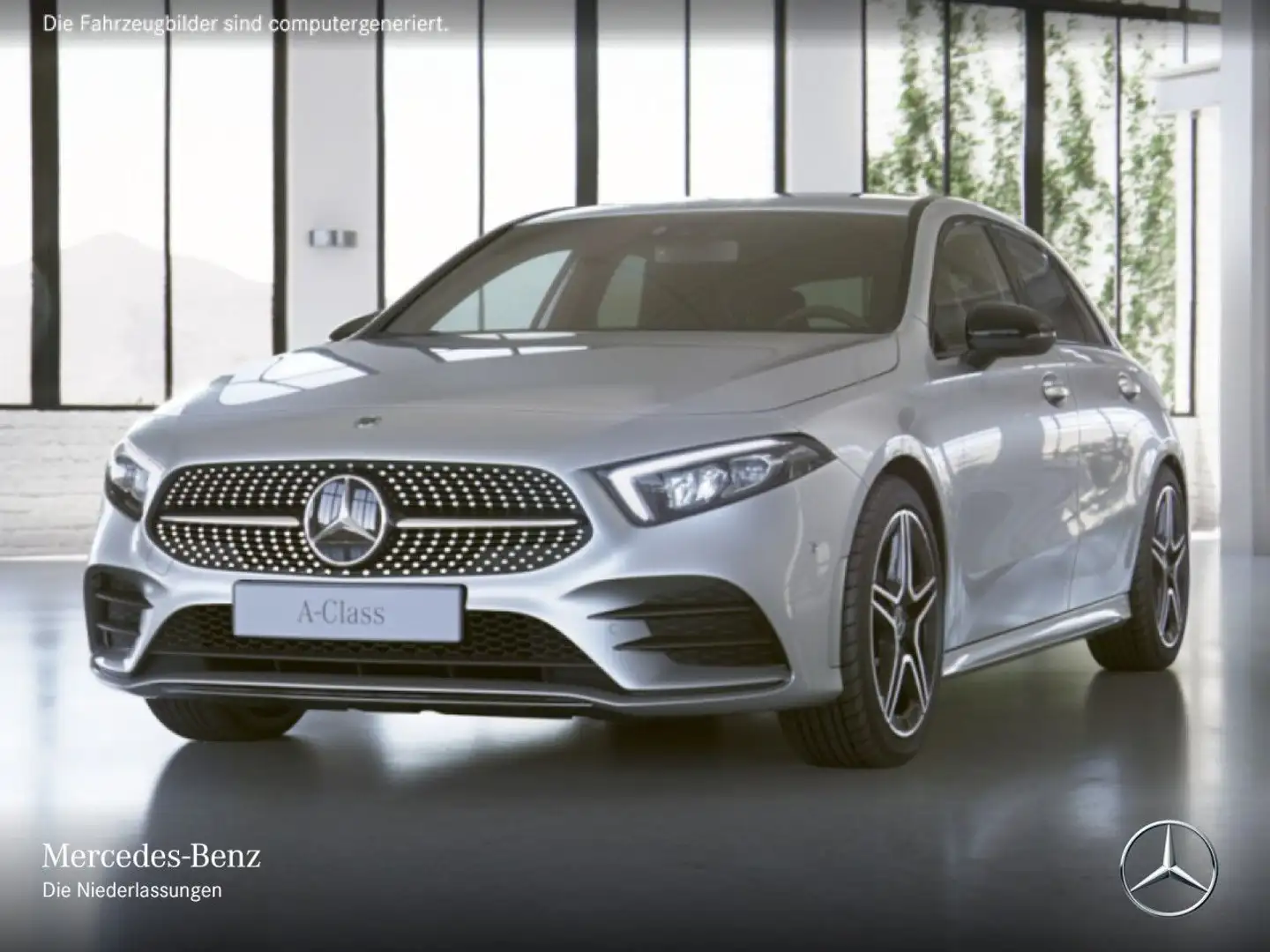 Mercedes-Benz A 250 e AMG+NIGHT+AHK+LED+KAMERA+8G Weiß - 2