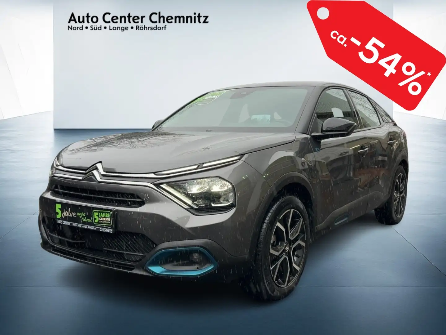 Citroen C4 Elektro ë- Feel Pack HeadUp/FullLED/Navi/SHZ Gris - 2