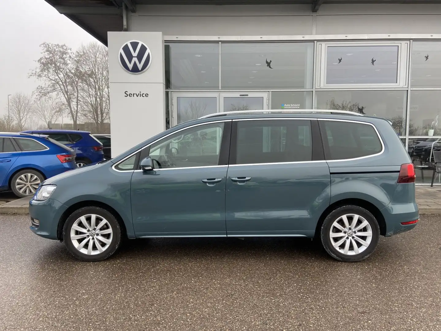 Volkswagen Sharan DSG HIGHLINE 7-SITZER+BI-XENON+AHK+DYNAUD Grau - 2