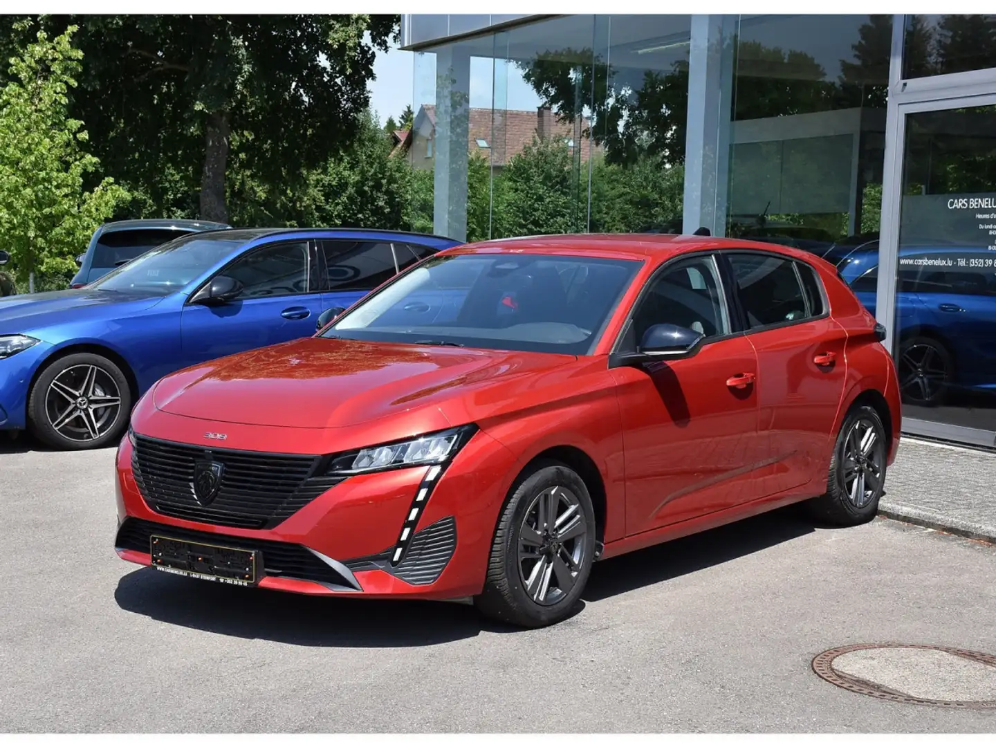 Peugeot 308 1.2 PureTech Active Pack CLIMA REGUL LANE 1° MAIN Rouge - 2