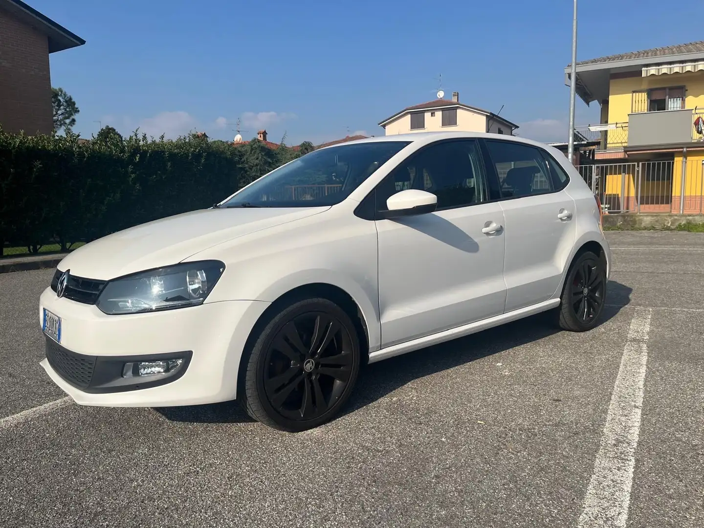 Volkswagen Polo Polo V 2009 3p 1.2 tdi Comfortline Bianco - 1
