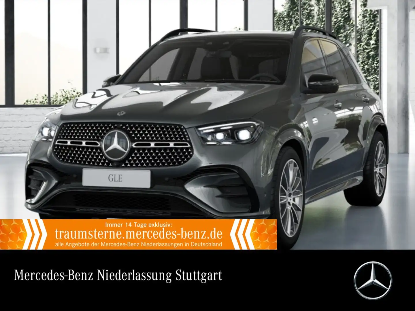Mercedes-Benz GLE 350 de 4M AMG+NIGHT+PANO+360+AHK+MULTIBEAM+21" Grau - 1