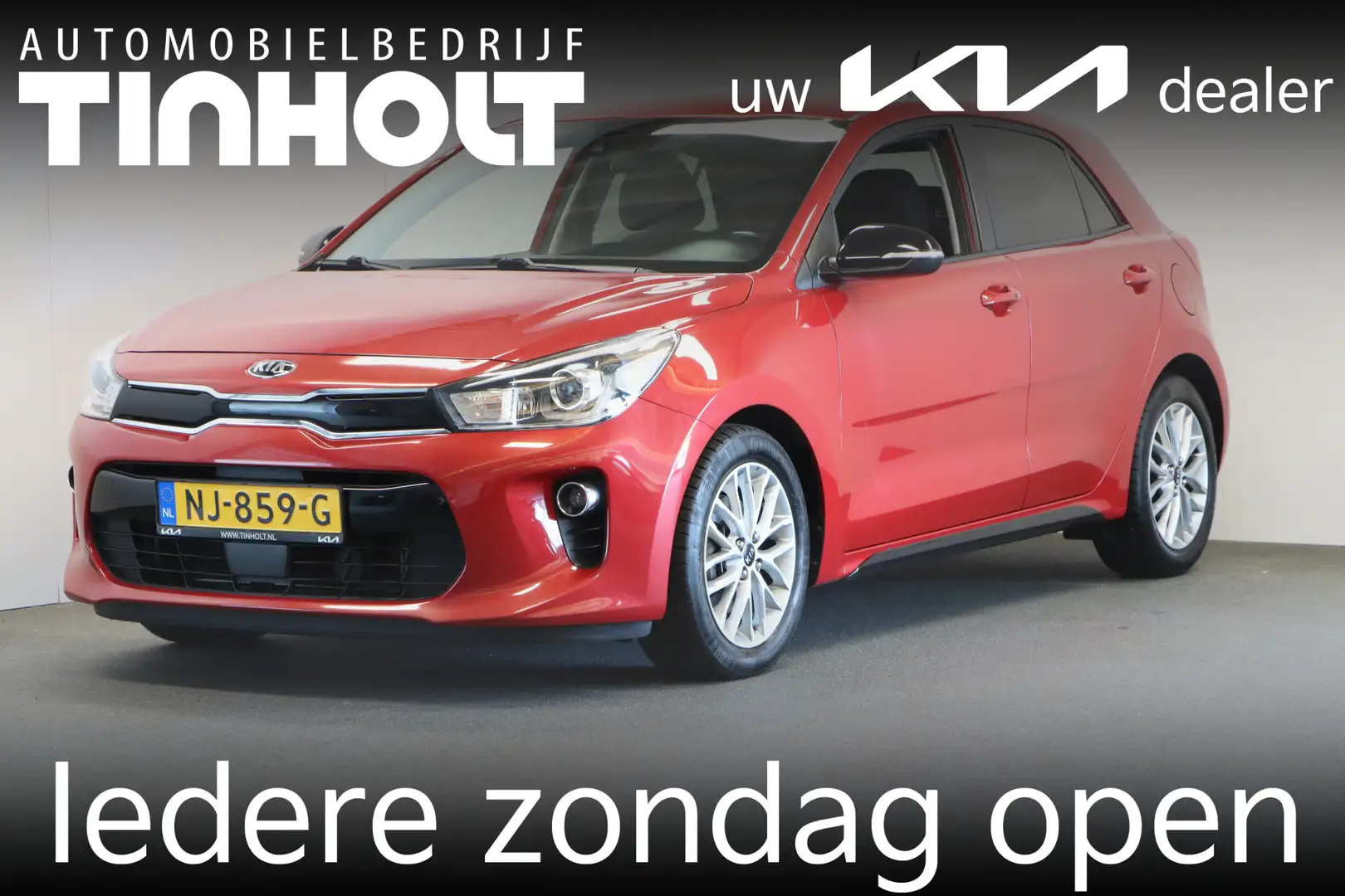 Kia Rio 1.0 TGDI First Edition Rood - 1