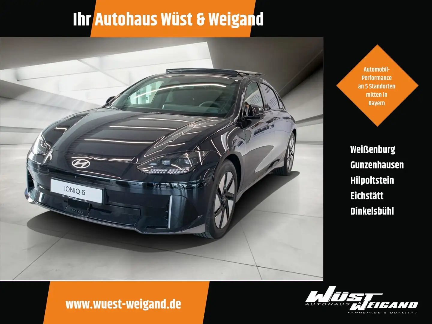 Hyundai IONIQ 6 Techniq  4WD Park-P,Bose,Schiebedach Blau - 1