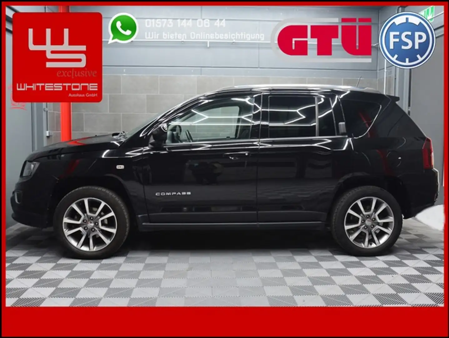 Jeep Compass 2.4 Limited 4x4 // Aut // 60 Tkm // Voll Schwarz - 1