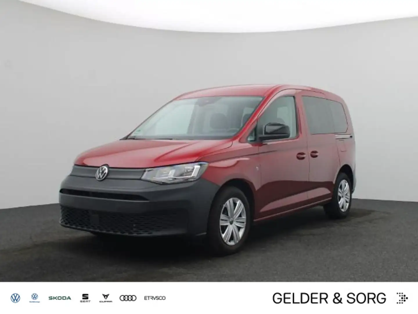 Volkswagen Caddy 1.5 TSI Standheizung*RFK*Navi*Digital Rot - 1