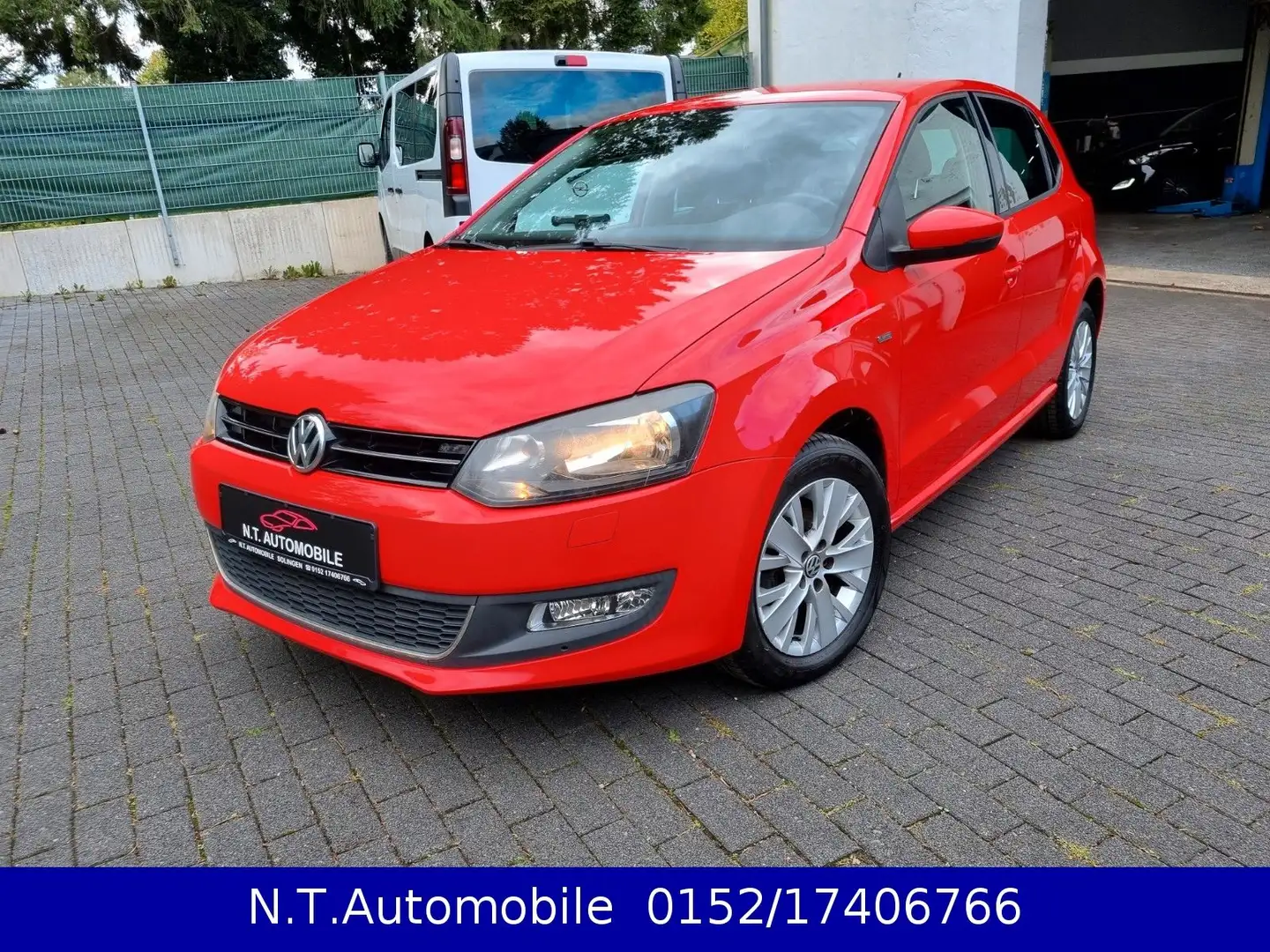 Volkswagen Polo 1.2*106TKM*SCHECKHEFT*5TRG*PDC*SHZ*TEMPOM. Rouge - 1