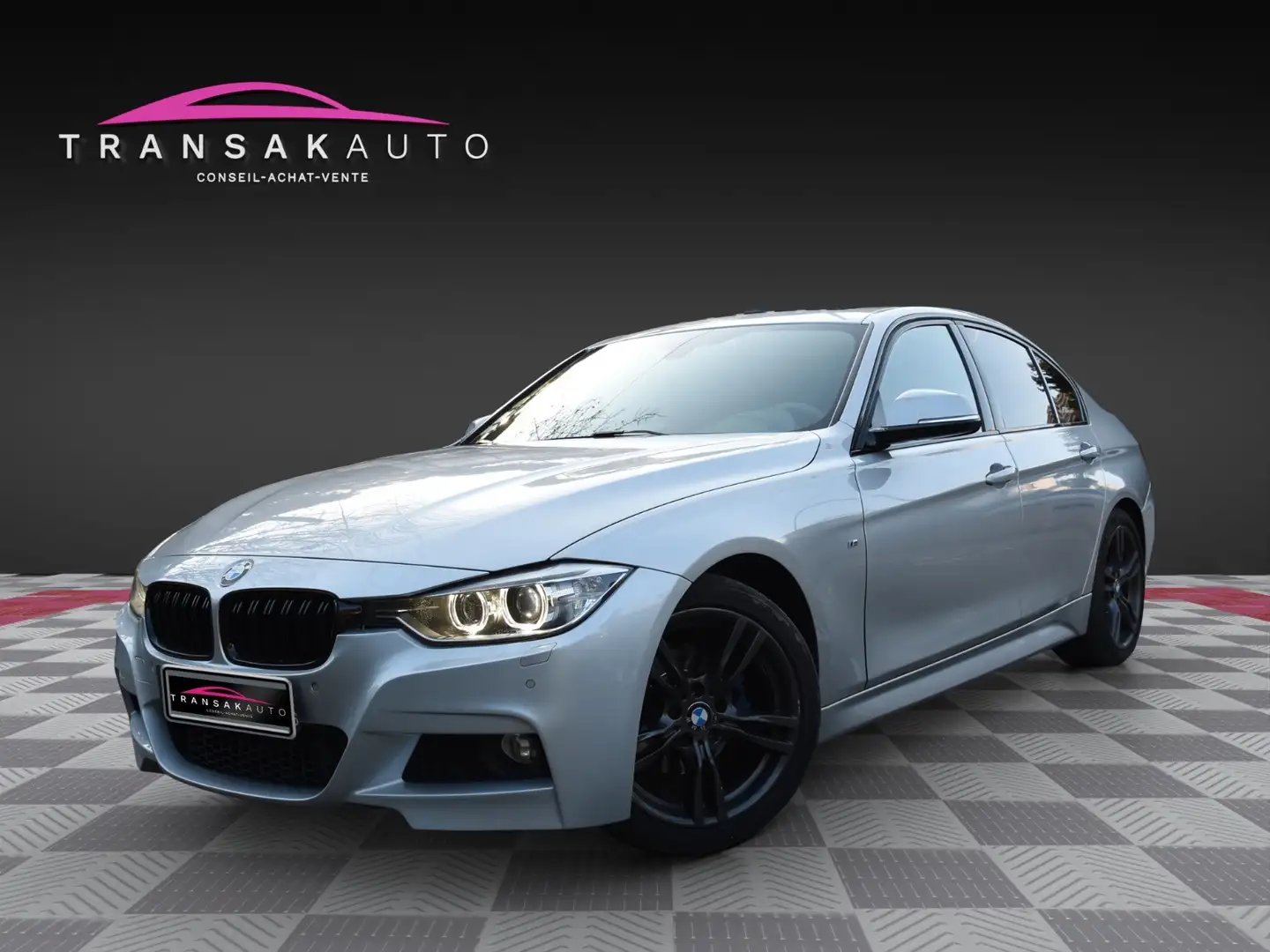 BMW 318 318d 143 ch M Sport A Grau - 1