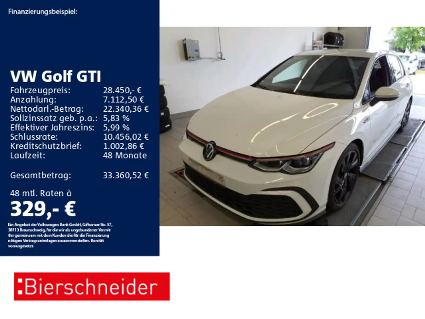 Volkswagen Golf GTI Golf 8 GTI 2.0 TSI 18 ACC MATRIX NAVI CAM Weiß - 1
