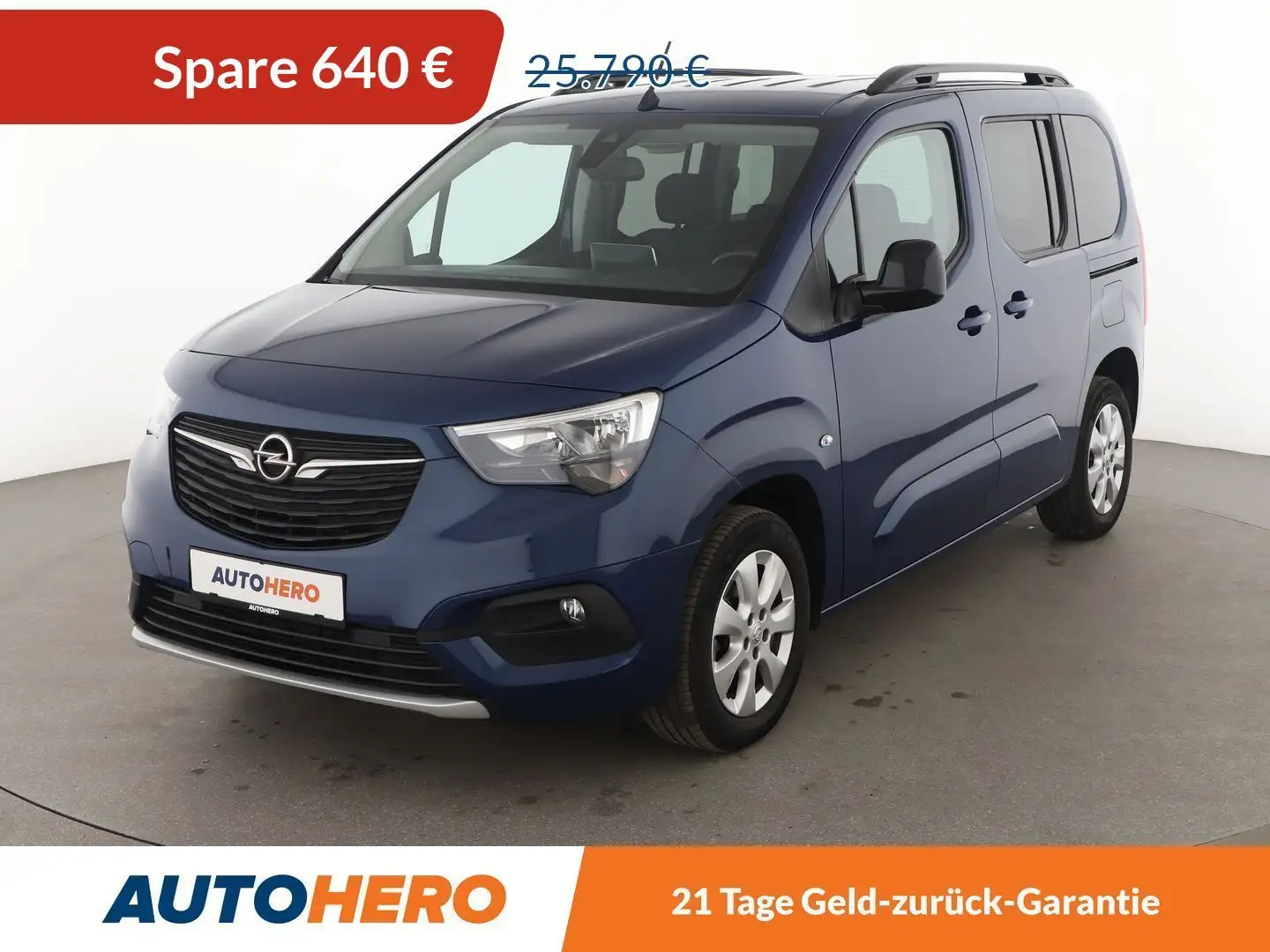Opel Combo Life 1.2 Turbo Ultimate Aut.*NAVI*TEMPO*PDC*SHZ*KLIMA* Bleu - 1