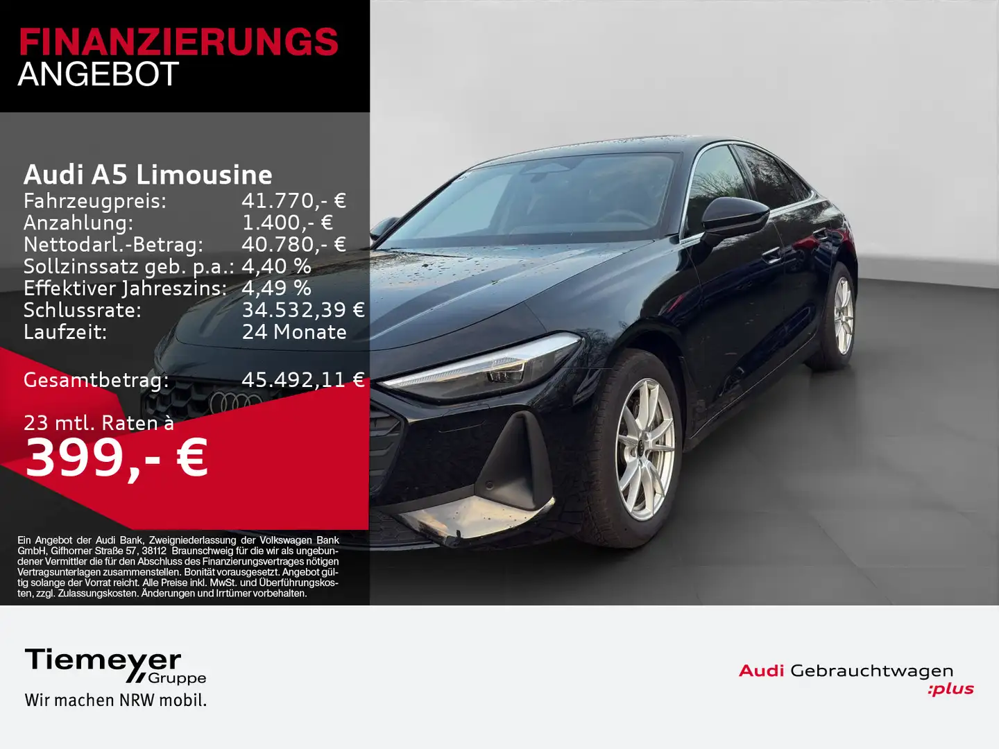Audi A5 A5 Limo TDI LM18 KAMERA SPORTSITZE Schwarz - 1